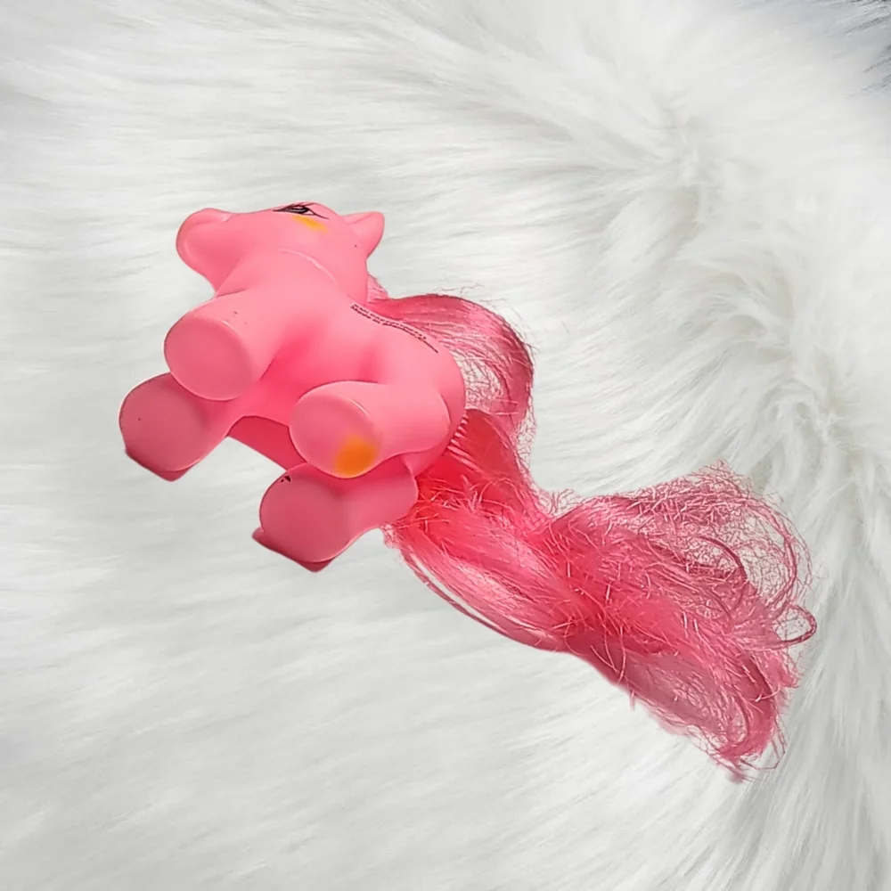 My Pink Pegasus Unicorn Figurine with Purple Horn